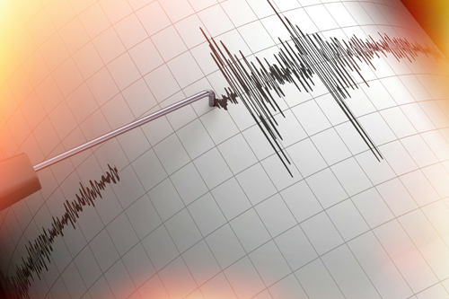 Close up of seismometer