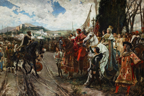 painting of the crusades in 1492